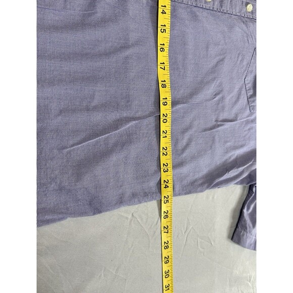 Mix & NY Purple Short Sleeve Button Down Shirt Men's XL - Picture 9 of 12